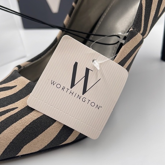 Worthington Zebra Stilettos 9.5 medium - Picture 3 of 10